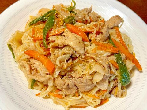 そうめんでチャプチェ